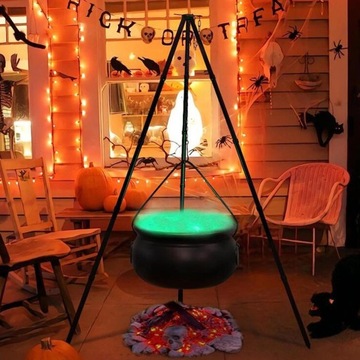 Хэллоуинский котел ведьмы с подставкой из s