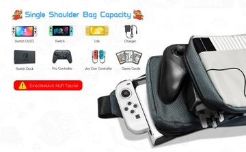 Чехол/сумка для Nintendo Switch OLED, Lite, Pro/Steam Deck/NES Style