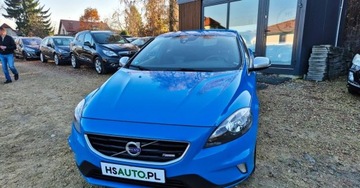 Volvo V40 II Hatchback 1.6 T3 150KM 2013 Volvo V40 BENZYNA alcantara KAMERA czarny sufit R DESIGN okazja, zdjęcie 2