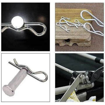 ПРУЖИННЫЕ ПРЯМЫЕ СКЛАДНЫЕ ШТИФТЫ НАБОР ШТИФТОВ ИЗ 26 ОЦИНКОВАННЫХ ШТИФТОВ