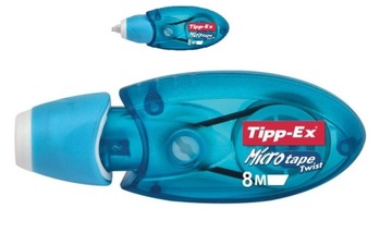 Korektor w taśmie 8m TIPP-Ex MICRO niebieski Twist