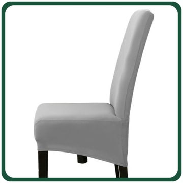 ЧЕХОЛ НА СТУЛ XL СЕРЫЙ ЭЛАСТИЧНЫЙ УНИВЕРСАЛЬНЫЙ БОЛЬШОЙ ЧЕХОЛ OBLIGO