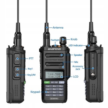 Рация Baofeng UV-9R Pro 10 Вт