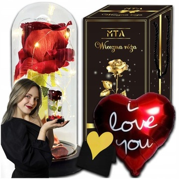 ВЕЧНАЯ РОЗА В СТЕКЛЕ ПОДАРОК ​​МАМЕ ПОДАРОК ​​НА 40-ЛЕТИЕ И 50-ЛЕТИЕ ЖЕНЩИНЕ НА ДЕНЬ РОЖДЕНИЯ