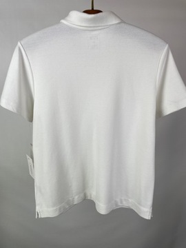 Bawełniana bluzka damska polo Hasting&Smith biała r. M