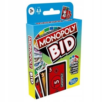Карточная игра Hasbro Gaming Monopoly Bid