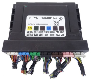 Moduł sterownik komfortu BCM Opel Adam 2012- 13588153 KOD PIN