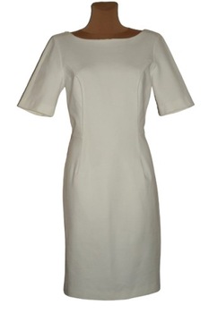 SIMPLE elegancka biała sukienka NOWA 40