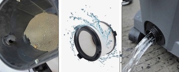 Riwall ZYGA 3000 3000 Вт промышленный пылесос ДЛЯ ШТУКАТУРНОЙ ПЫЛИ, РЕЗИНЫ