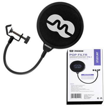 MOZOS PS-1 popfiltr mikrofonowy osłona pop filter