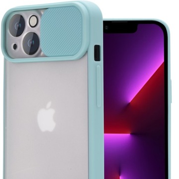 Etui podwójna ochrona do iPhone 13 - Miętowy