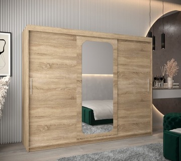 Szafa przesuwna garderoba PROMO T2 250 z lustrem