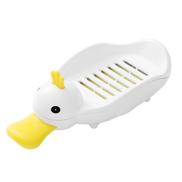 Portable Duck Shape Soap Box Bathroom No Punc