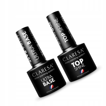 CLARESA ULTRA BASE BAZA przedłużanie TOP SHINE