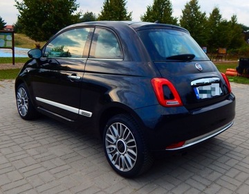 Fiat 500 II Seria 4 1.2 69KM 2016 Fiat 500 1.2 Black &amp; White polift szklany dach parktronik bezwypadkowy, zdjęcie 5