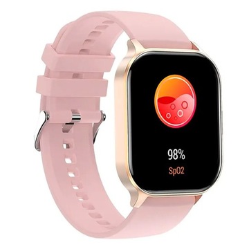 Smartwatch damski ekran Amoled możliwość wykonywania połączeń rozmowy róż
