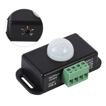 НАСТЕННЫЙ PIR ДАТЧИК ДВИЖЕНИЯ НАРУЖНЫЙ СВЕТОДИОДНЫЙ ПОВЕРХНОСТНЫЙ ДЕТЕКТОР ДАТЧИК