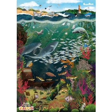 Пазл 84 детали. ЧуЧзу. Загадка наблюдения. Балтийское море