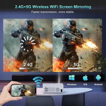 Проектор Проектор AKATUO XR21 1080p WiFi Bluetooth iOS Android Miracast