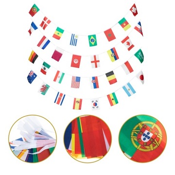 Ga-Top 32 Flags Soccer String
