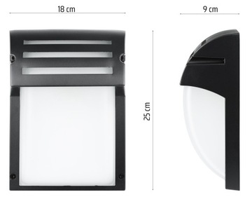 НАРУЖНЫЙ ФАСАДНЫЙ НАСТЕННЫЙ СВЕТИЛЬНИК САДОВЫЙ НАСТЕННЫЙ СВЕТИЛЬНИК IP54 E27 АЛЮМИНИЕВОЕ СТЕКЛО