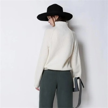 winter turtleneck cashmere sweater women knitted p