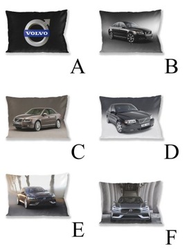 Подушка VOLVO 60х40см УЗОРЫ Подарок ДОБАВИТЬ ИМЯ