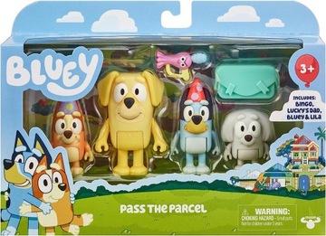 Набор фигурок MOOSE TOYS Bluey Pass The Parcel