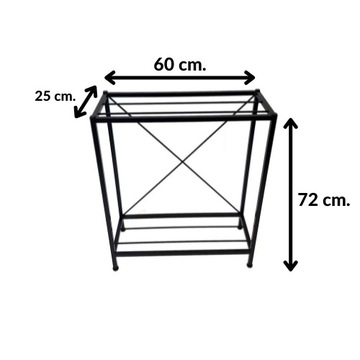 Kwietnik metalowy, stojak na kwiaty ogrodowy