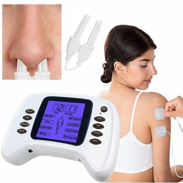 ЭЛЕКТРОСТИМУЛЯЦИЯ ДЕСЯТКОВ МЫШЦ И НЕРВОВ МОЩНЫЙ БОЛЬШОЙ НАБОР ЭЛЕКТРОДОВ ПОДКЛАДКИ 3в1