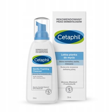 CETAPHIL LEKKA DELIKATNA PIANKA DO MYCIA TWARZY