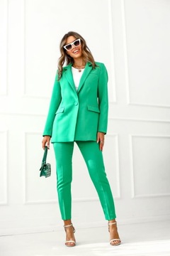 Spodnie garniturowe damskie zielone Me Gusta 40 L