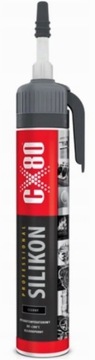 CX-80 Silikon Wysokotemperaturowy 210g Czarny