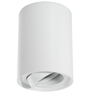 Lampa spot tuba GU10 kierunkowa biała 8,5/11,5 cm
