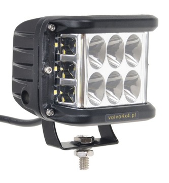 REFLEKTORY LAMPY ROBOCZE LED 40W PRZÓD BOKI 12/24V