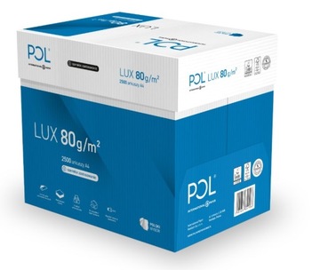 Papier biurowy Pollux format A4 2500 arkuszy