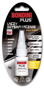 Klej cyjanoakrylowy PLASTIK METAL GUMA DREWNO