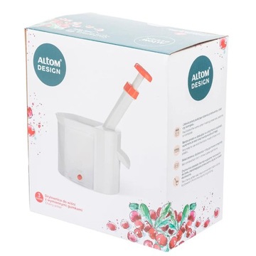 Косточка из вишни Altom Design со сменными резинками, белая