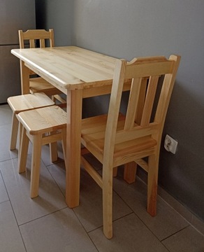 Stół kuchenny drewniany sosnowy 100x50 biurko stolik do kuchni hotel BAR