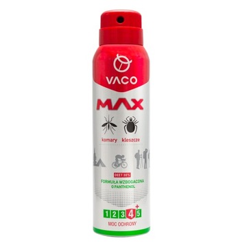 VACO Spray MAX na komary, kleszcze, meszki z PANTH
