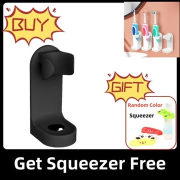 Cartoon Ladybug Toothbrush Holder Wall Mounted Remote Control Shelf