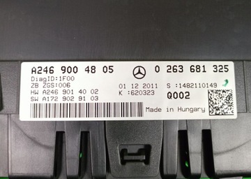 BUDÍKY PŘÍSTROJOVÁ DESKA MERCEDES B TŘÍDA W246