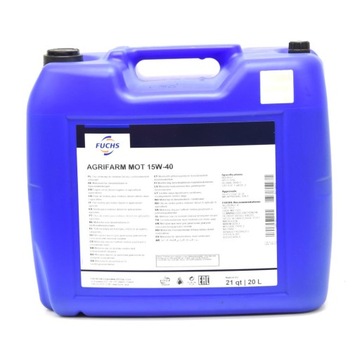 Olej silnikowy Fuchs Agrifarm MOT SAE 15W40 - 20L