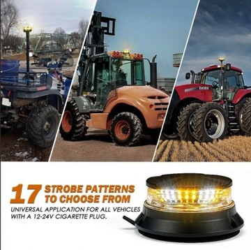 СВЕТОДИОДНАЯ СИГНАЛЬНАЯ ЛАМПА ПЕТУХ 12В 24В МАГНИТ