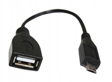 Kabel przejściówka przedłużacz micro USB / USB cz.
