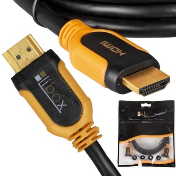 KABEL PRZEWÓD HDMI FULL HD 4K 3D 2.0 DO MONITORA TELEWIZORA DEKODERA 1M