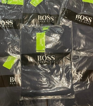 Sweter męski HUGO BOSS granatowy klasyk r.L