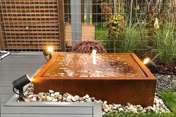 Горшок для цветов Corten ESTRECHO 30 металлический 180x60x150