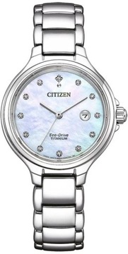 ZEGAREK DAMSKI CITIZEN EW2680-84D TYTAN SZAFIR ECO