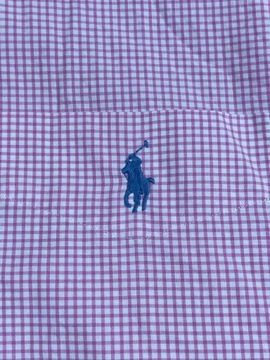Ralph Lauren koszula męska unikat kratka logo XL